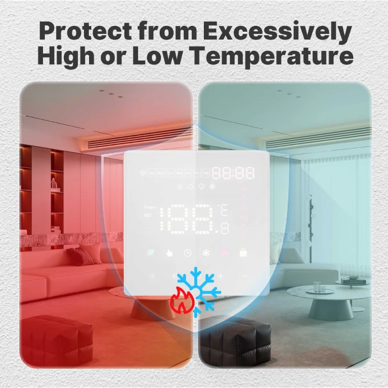 Moes - Zigbee thermostat for electric heating (white)