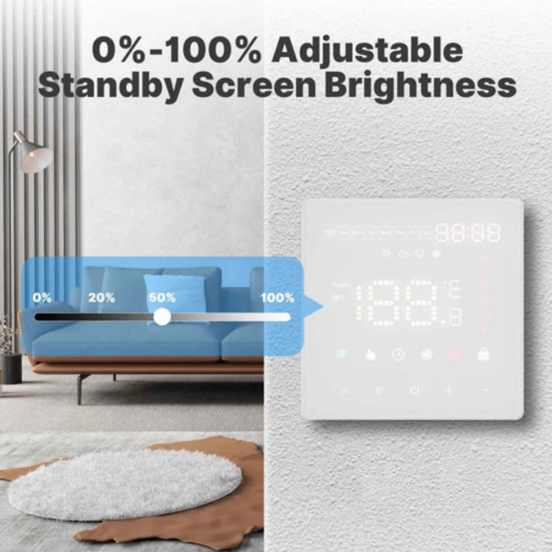 Moes - Zigbee thermostat for water heater / gas boiler (white)