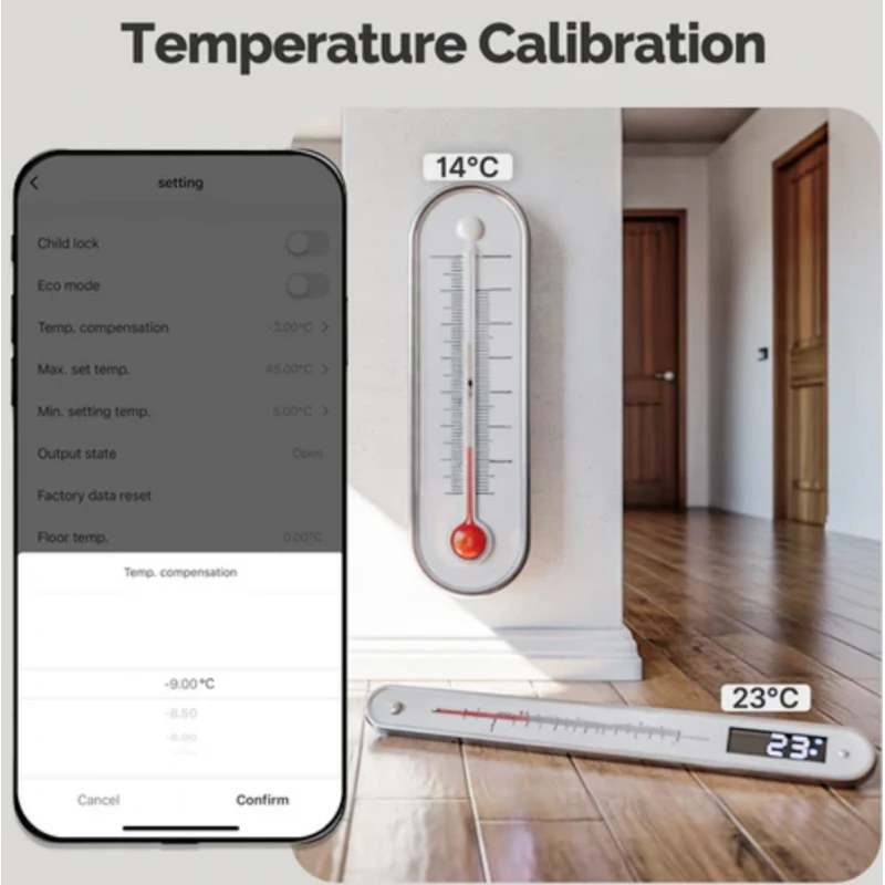 Moes - Zigbee thermostat for water heater / gas boiler (white)