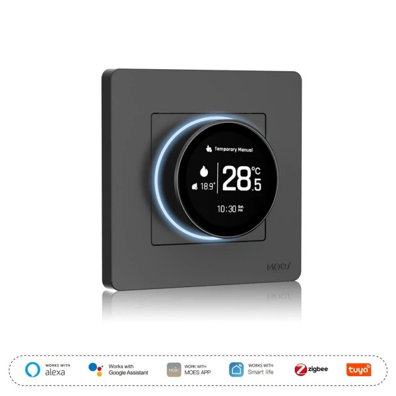Moes - Zigbee Thermostat Water/Gas Boiler (Grey)