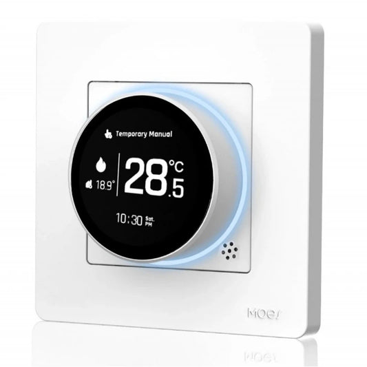 Moes - Zigbee Thermostat Water/Gas Boiler (White)