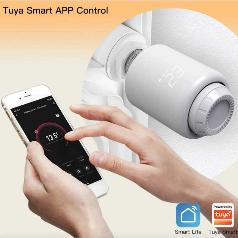 MOES - Zigbee radiator valve Tuya Smart Life ZTRV-PJ-601