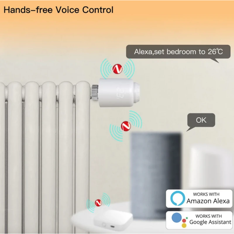 MOES - Zigbee radiator valve Tuya Smart Life ZTRV-PJ-601