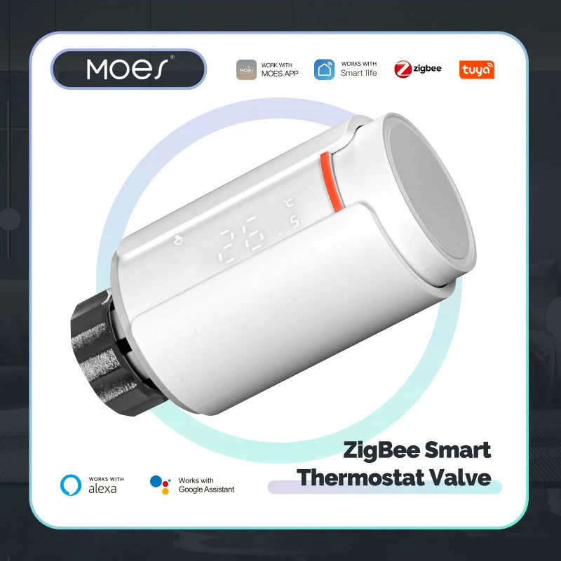 Moes - Zigbee Thermostatic Valve Tuya Smart Life ZTRV-S01