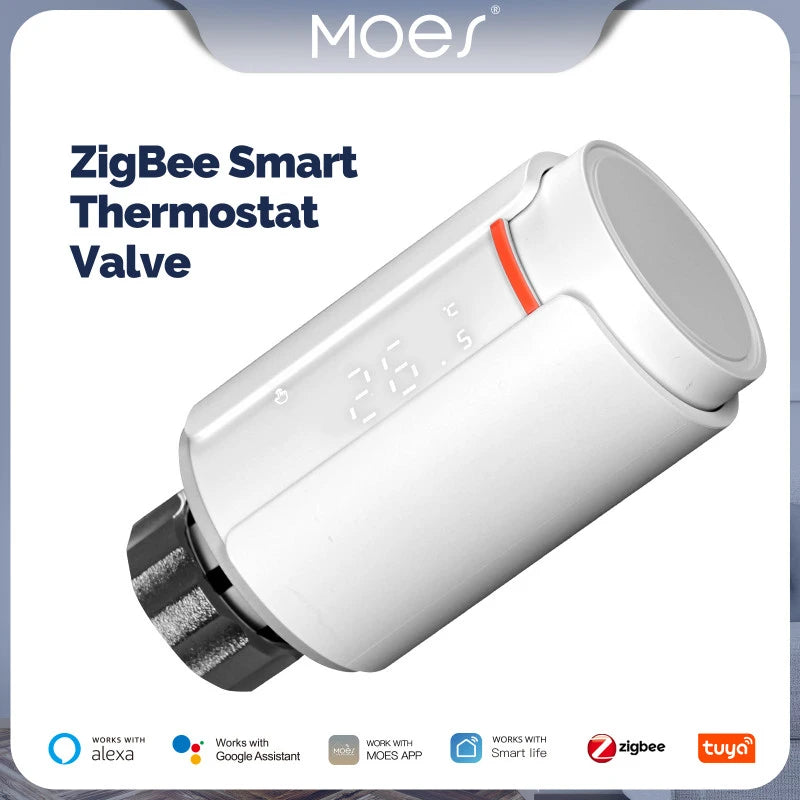 Moes - Zigbee Thermostatic Valve Tuya Smart Life ZTRV-S01