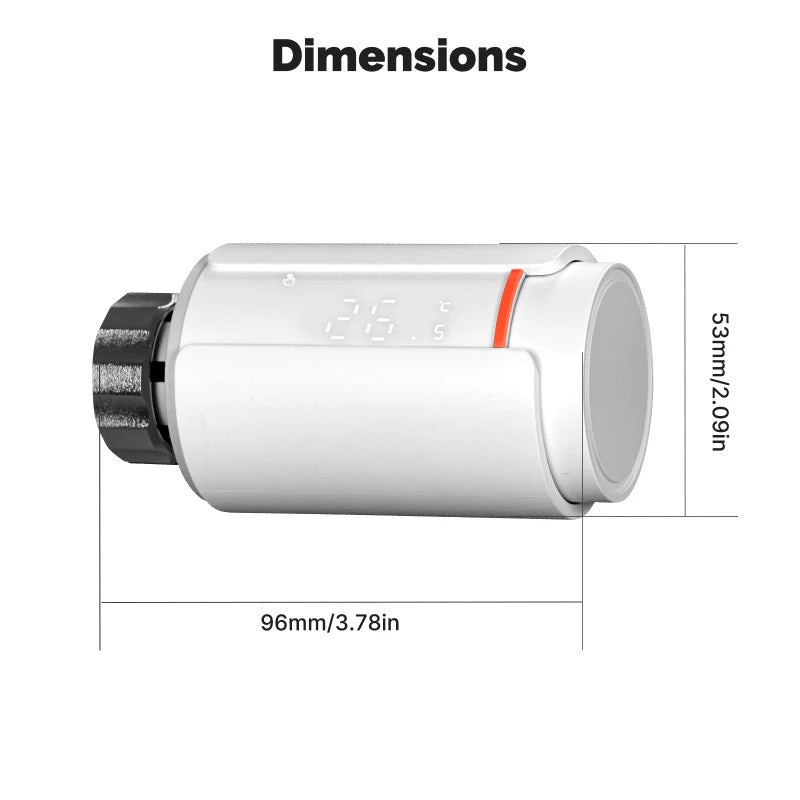 Moes - Zigbee Thermostatic Valve Tuya Smart Life ZTRV-S01