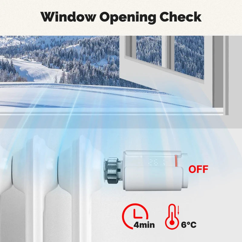 Moes - Zigbee Thermostatic Valve Tuya Smart Life ZTRV-S01