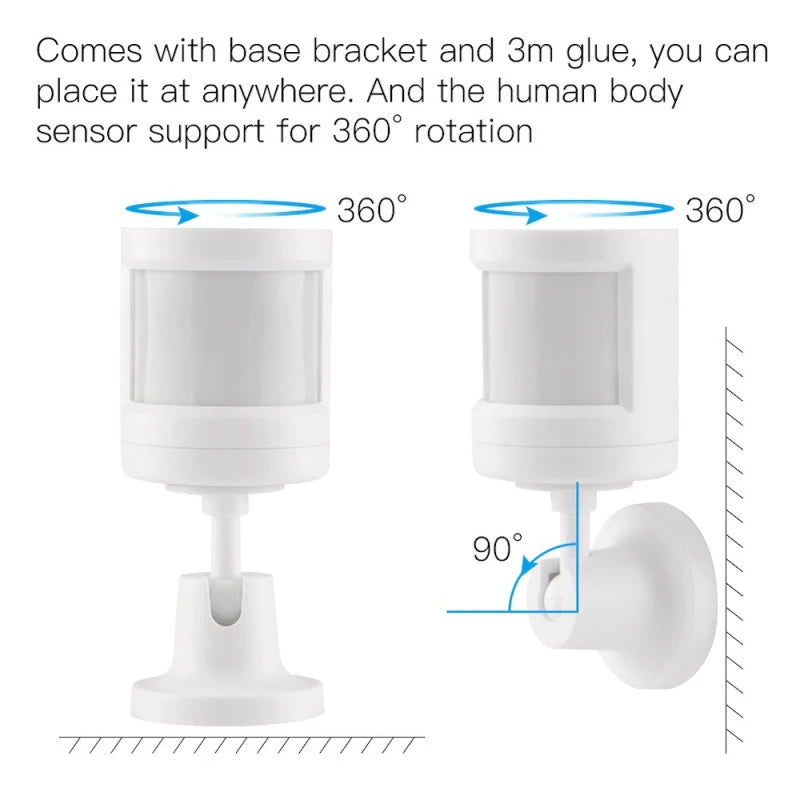 Moes - Zigbee Tuya motion detector + Rotating bracket ZSS-X-PIR-C
