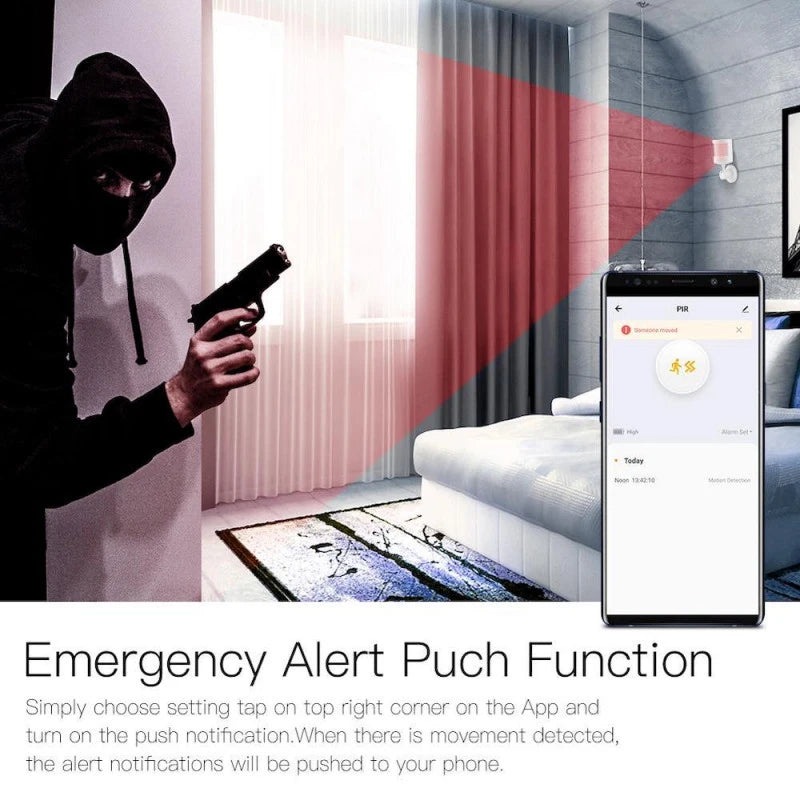 Moes - Zigbee Tuya motion detector + Rotating bracket ZSS-X-PIR-C