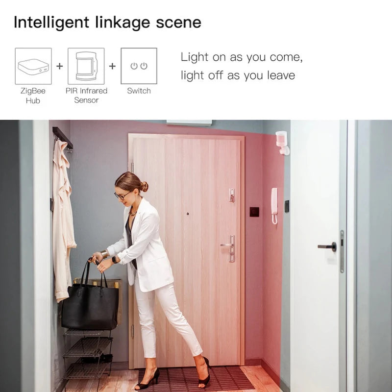 Moes - Zigbee Tuya motion detector + Rotating bracket ZSS-X-PIR-C
