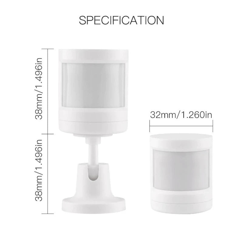 Moes - Zigbee Tuya motion detector + Rotating bracket ZSS-X-PIR-C