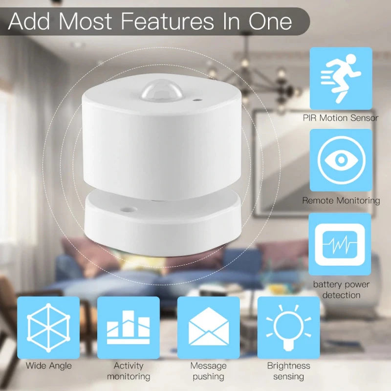 Moes - Zigbee Tuya motion + light sensor + rot bracket
