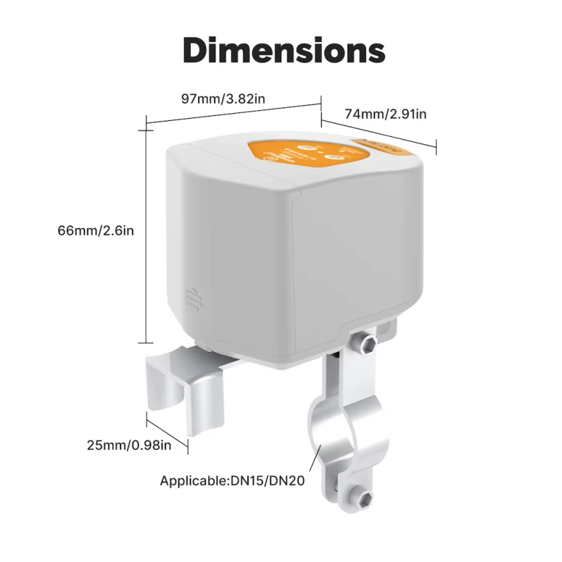 Moes - Zigbee battery-operated water or gas valve Tuya Smart Life