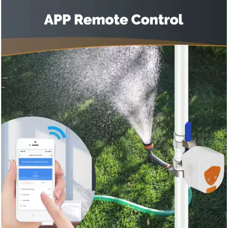 Moes - Zigbee battery-operated water or gas valve Tuya Smart Life