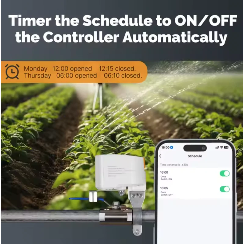 Moes - Zigbee battery-operated water or gas valve Tuya Smart Life