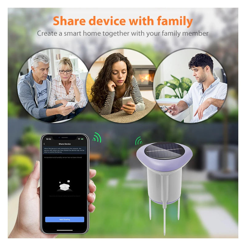 Neo - Zigbee Tuya Solar panel soil sensor (temperature, humidity, EC)