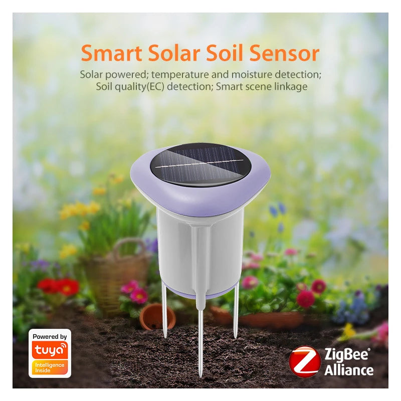 Neo - Zigbee Tuya Solar panel soil sensor (temperature, humidity, EC)
