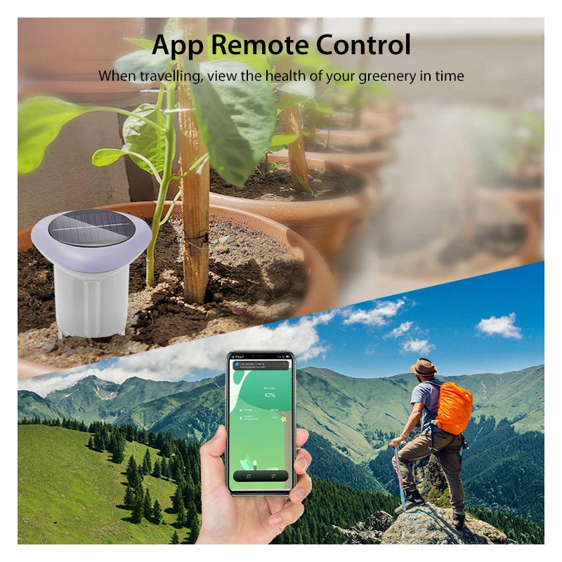 Neo - Zigbee Tuya Solar panel soil sensor (temperature, humidity, EC)
