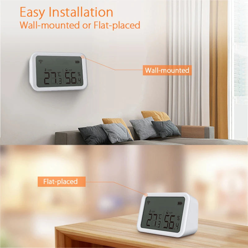 Neo - Temperature and humidity sensor with Zigbee display NAS-TH02B2