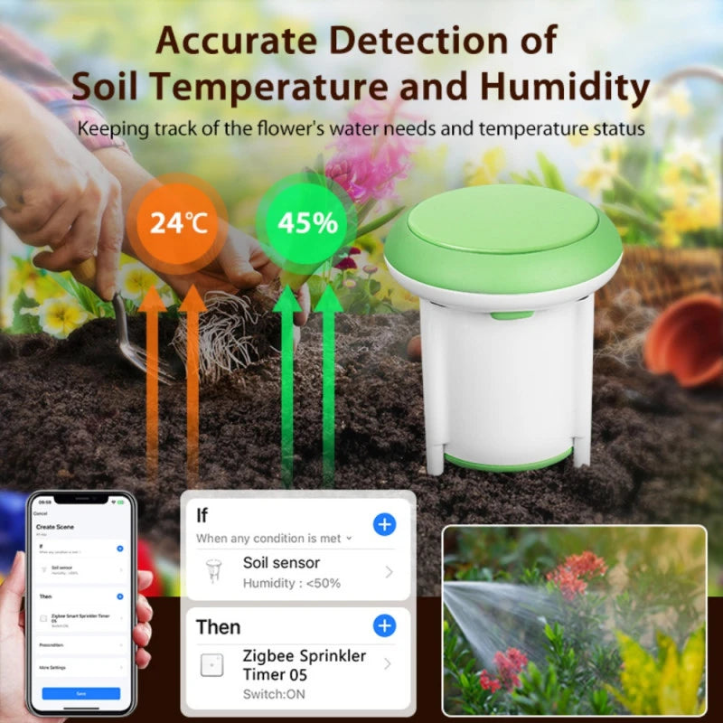 Neo - Zigbee Tuya soil sensor (temperature and humidity) NAS-STH01B