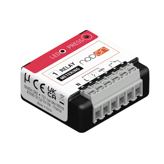 NodOn - Zigbee ON/OFF module 16A Dry contact/Consumption measurement SIN-4-1-21