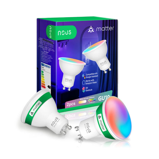 Nous - 2x GU10 Matter WIFI bulbs color P8-2