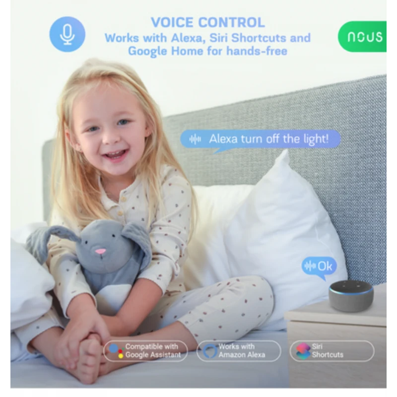 Nous - 2 λάμπες GU10 Matter WIFI χρώμα P8-2