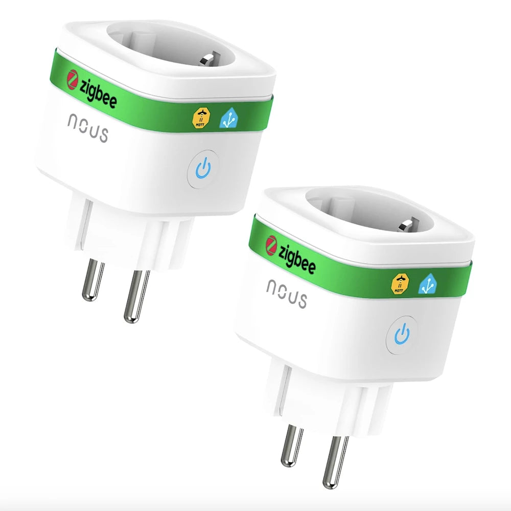 Nous - 2x 16A Zigbee plug with consumption meter A7Z-2