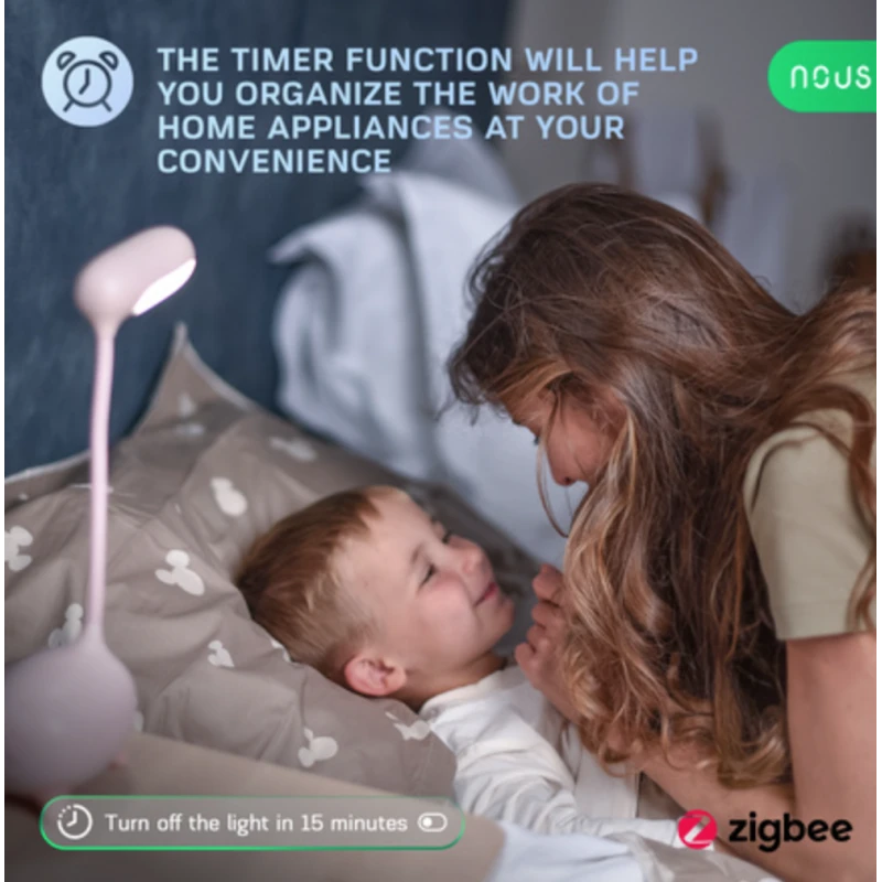 Nous - 2x 16A Zigbee plug with consumption meter A7Z-2