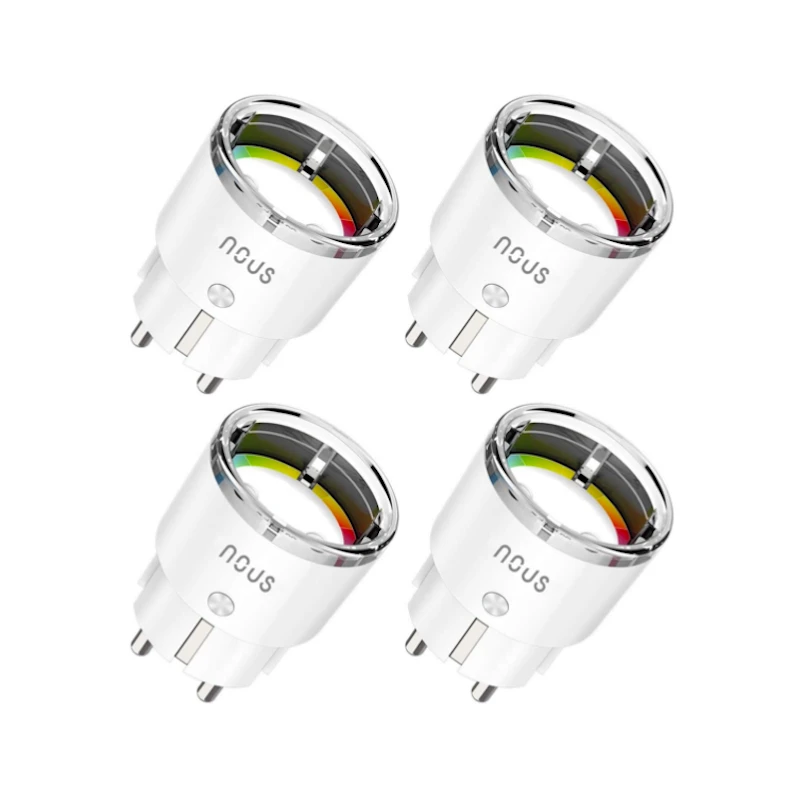 Nous - 4x Zigbee 3.0 Smart Plug + Consumption Metering A1Z-4