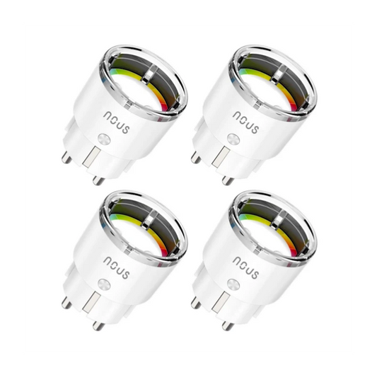 Nous - 4x Zigbee 3.0 Smart Plug + Consumption Metering A1Z-4