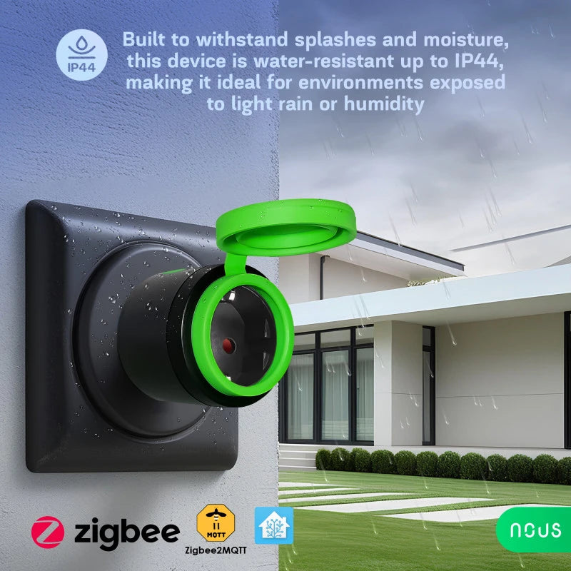 Nous - Zigbee Tuya outdoor Plug Schuko Version A6Z