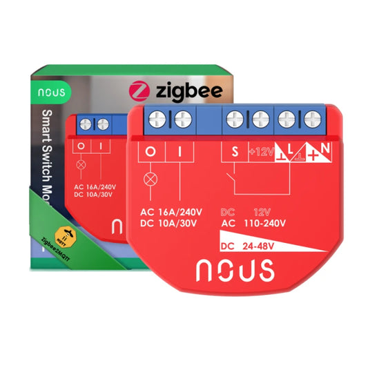 Nous - Module Zigbee ON/OFF (10A DC, 16A AC) - 1 charge B1Z