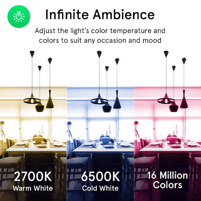 Me - Tuya WIFI Matter RGB -älylamppu (E14-koko)