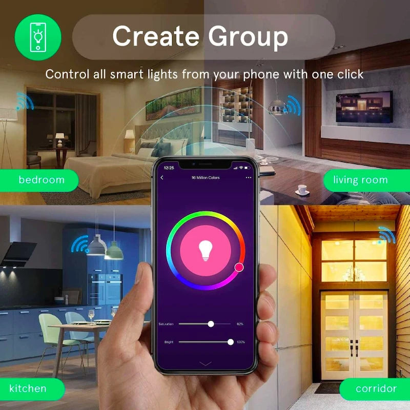 Nous - Wifi Tuya Matter RGB Smart Bulb (E27 Size)