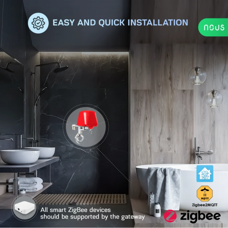 Nous - Zigbee 3.0 Tuya Smart Valve LZ3