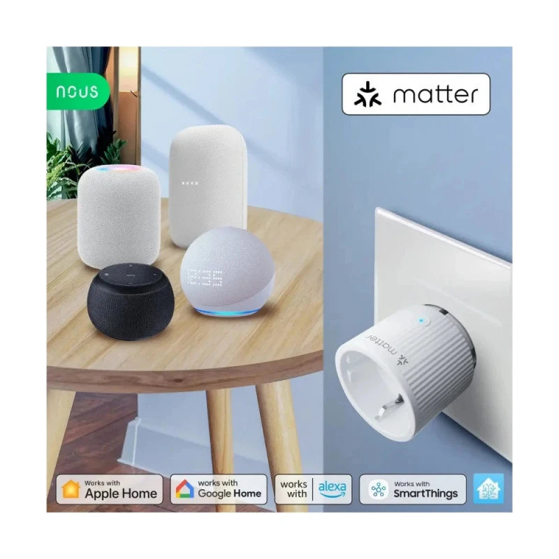 Nous - Matter Smart Plug + Energy Metering A8M-2