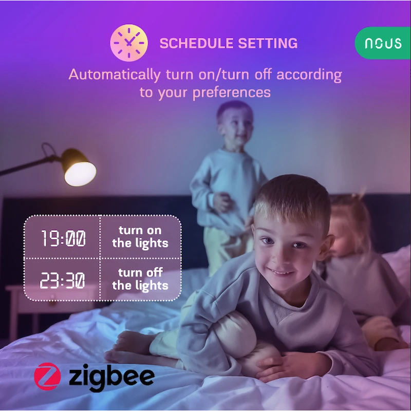 Nous - Zigbee 3.0 smart bulb compatible with Tuya and Zigbee2Mqtt P3Z