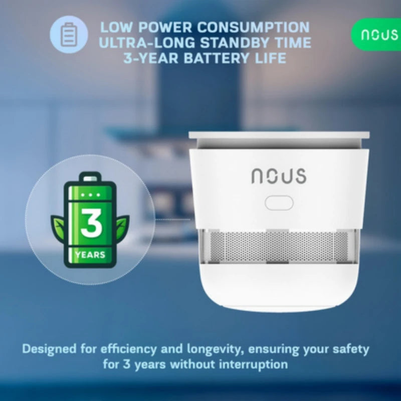 Nous - Zigbee 3.0 Tuya Smoke detector E8