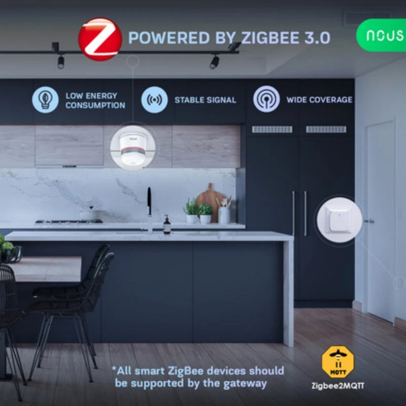 Nous - Zigbee 3.0 Tuya Smoke detector E8