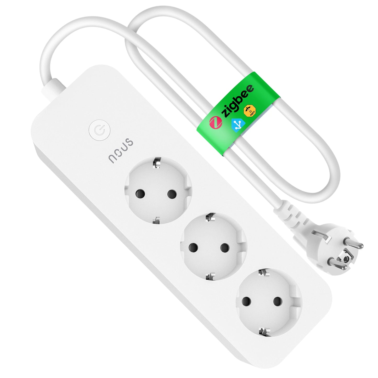 Nous - Zigbee power strip with consumption measurement A11Z