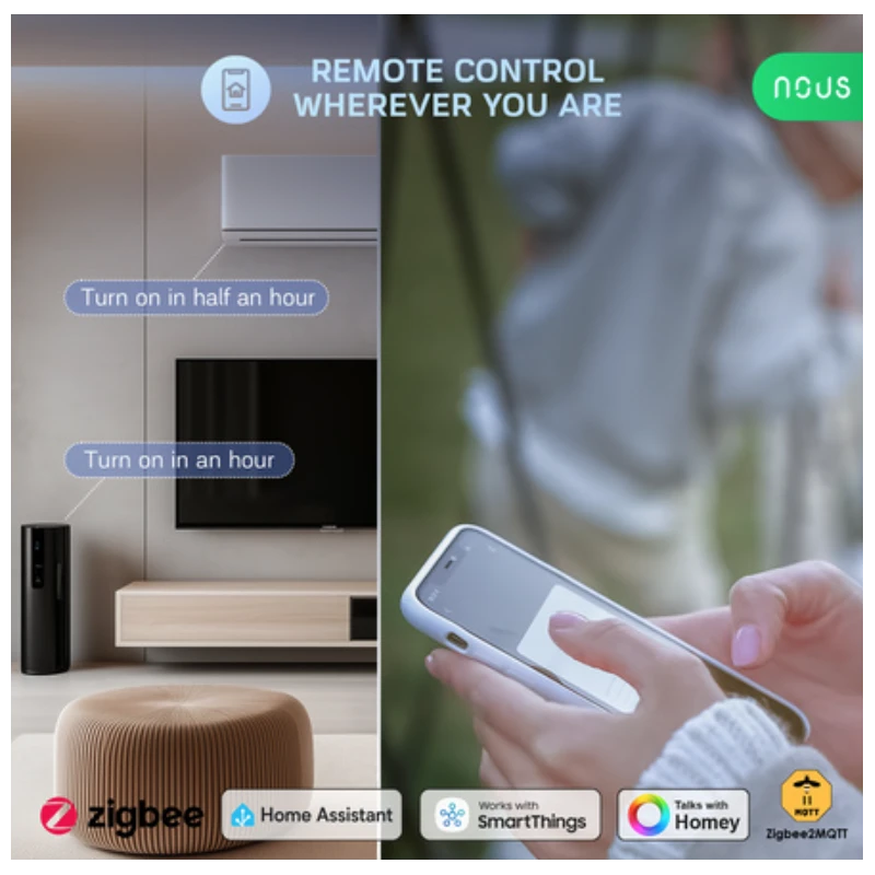 Nous - Zigbee power strip with consumption measurement A11Z
