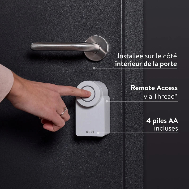 NUKI Smart Lock Go - Bluetooth, WIFI, Matter Thread Έξυπνη Κλειδαριά (Alexa, Google Home, Homey, Homekit, SmartThings)