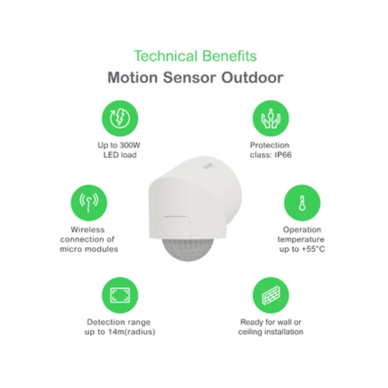 Schneider Electric - Outdoor Zigbee motion detector CCT564119