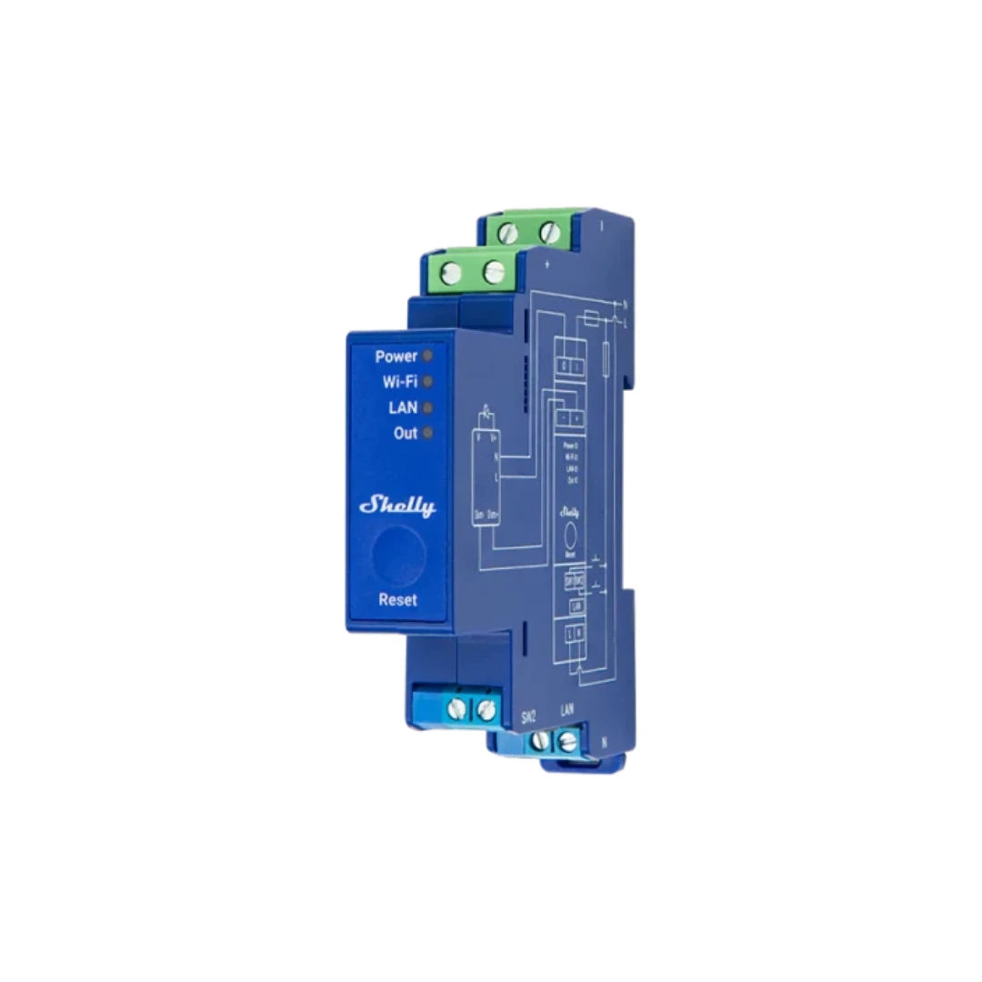 Shelly - Wi-Fi 0-10V DIN rail dimmer + power metering Shelly Pro Dimmer 0/1-10V PM