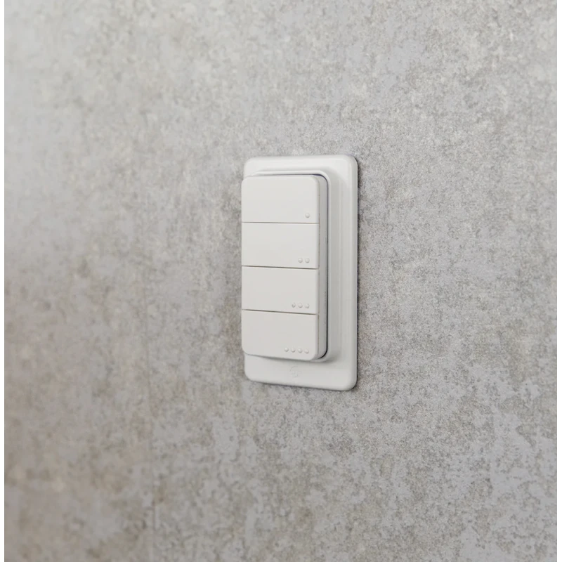 Shelly - 4-button Zigbee/Bluetooth remote control, 16 actions Shelly BLU RC Button 4 ZB