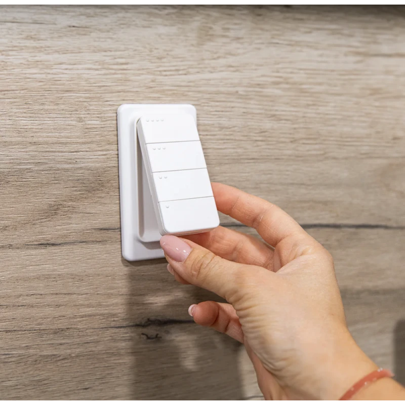 Shelly - 4-button Zigbee/Bluetooth remote control, 16 actions Shelly BLU RC Button 4 ZB