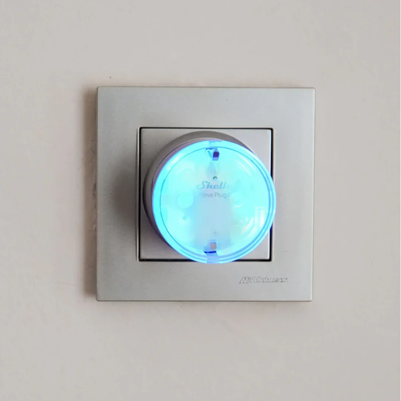 Shelly - Z-Wave 800 Long Range Smart Plug Shelly Wave Plug LR Musta