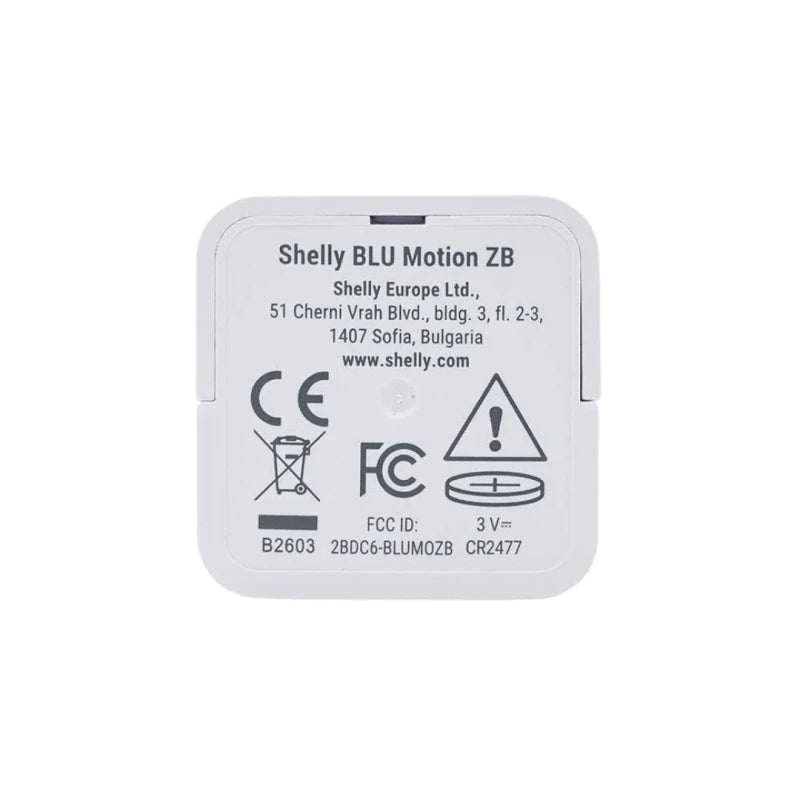 Shelly BLU Motion ZB - Zigbee and Bluetooth PIR motion sensor + light sensor
