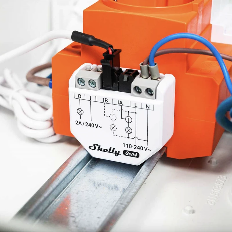 Shelly EM GEN4 - Energy meter with Wi-Fi 6, Bluetooth, Zigbee, Matter + dry contact output